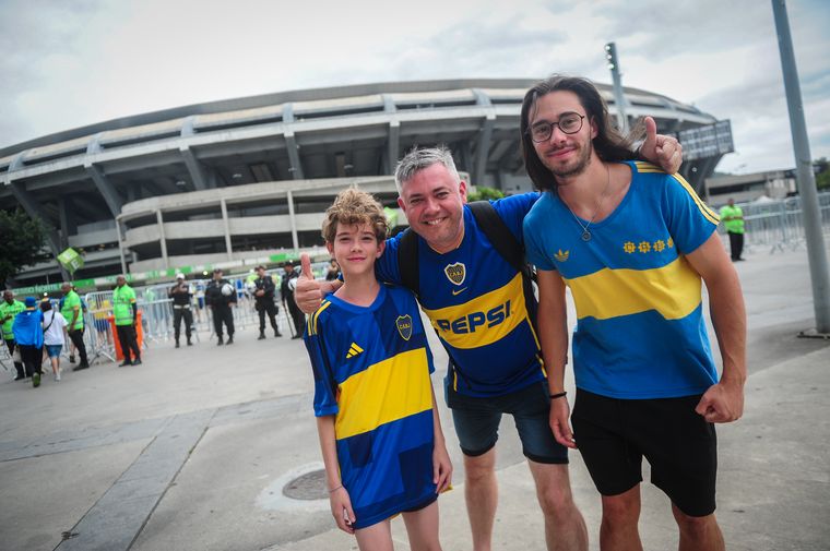 Los hinchas de Boca copando el Maracaná