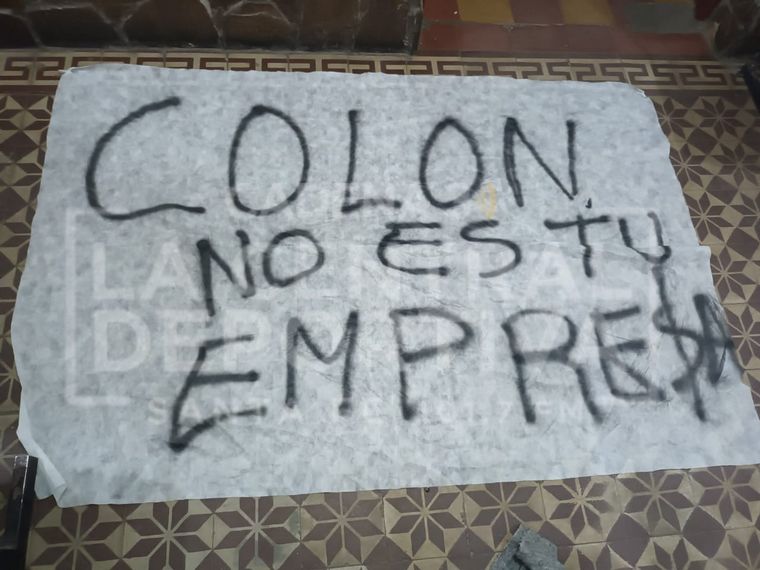 FOTO: Amenazas al presidente de Colón