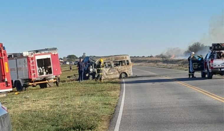Choque fatal cerca de Río Tercero.