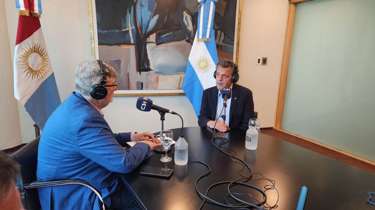 Sergio Massa, en La Mesa de Café.