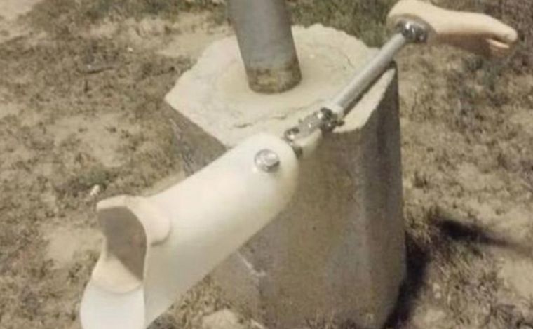 Perdió su pierna ortopédica y la encontró dos días después