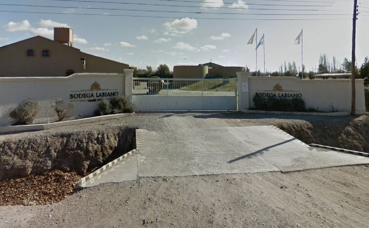 La bodega mendocina donde murió el turista de Buenos Aires. (Foto: El Sol)