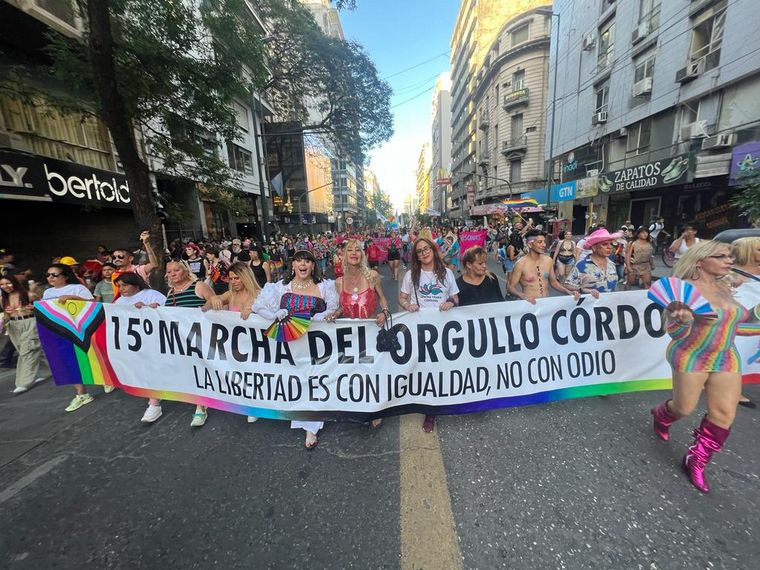 La marcha del orgullo en Córdoba.