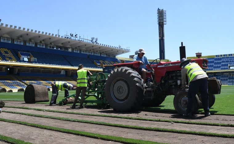 Las obras en el Gigante comenzaron el domingo