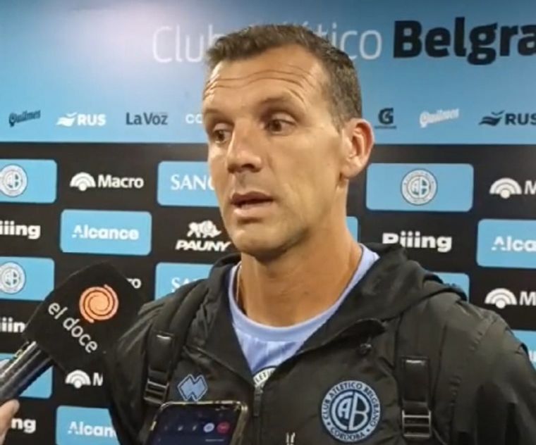 Diego Novaretti, en último partido con Belgrano: