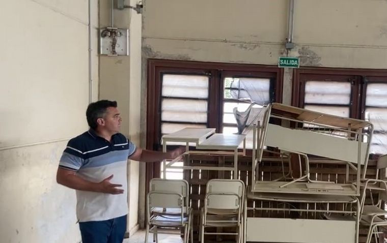 FOTO: Autoridades de una escuela de Córdoba denuncian ola de delitos y vandalismo