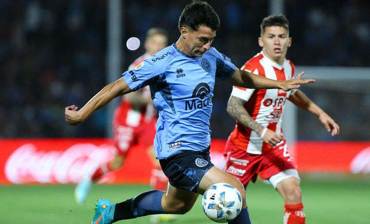 Bracamonte en su debut ante Unión. (Foto: @Belgrano)