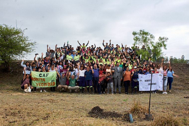 FOTO: Junto a BAUM, Holcim plantó 1.300 árboles en Jujuy.