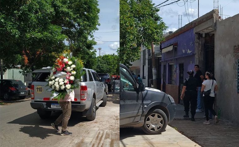 FOTO: Profundo pesar en el último adiós al policía asesinado en el hospital Provincial.