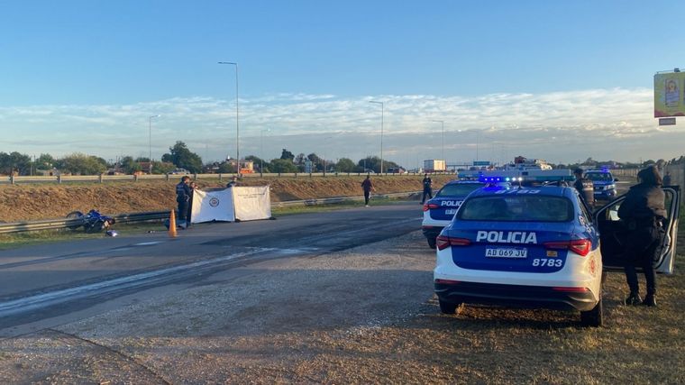 Accidente fatal en la colectora de Circunvalación