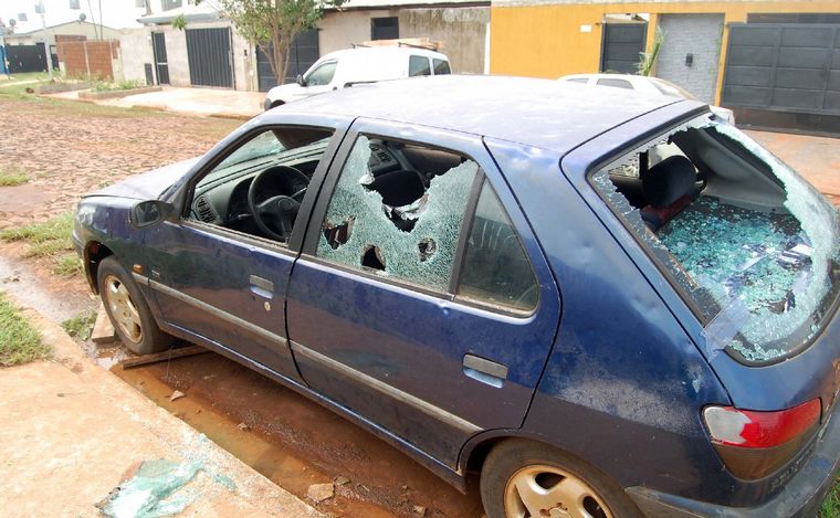 El temporal en Posadas afectó a más de 20 barrios. (Foto: Télam)