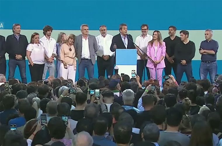 Sergio Massa, al reconocer la derrota.