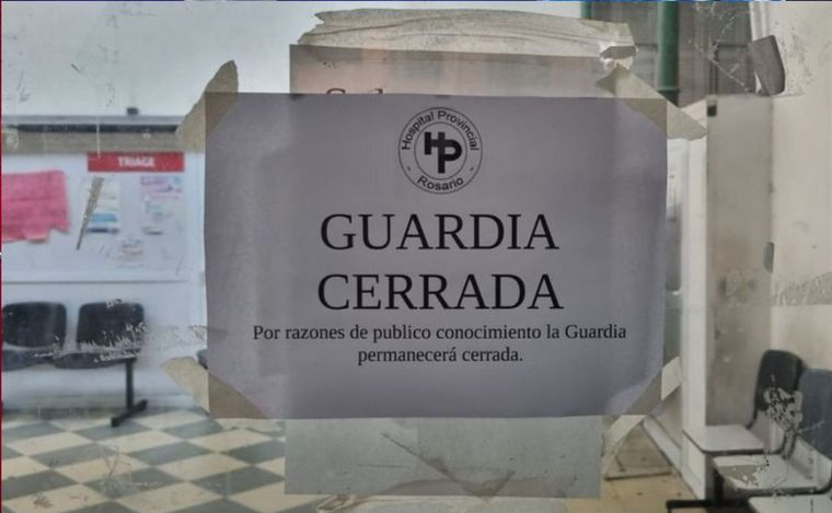 La Guardia del Hospital Provincial continúa cerrada