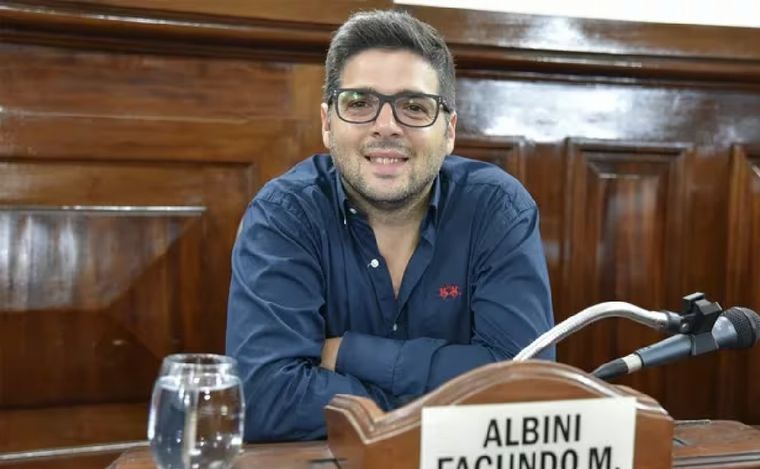 Facundo Albini, concejal platense del Frente Renovador. (Foto: NA)