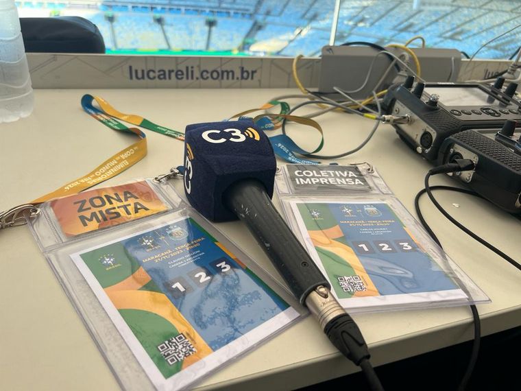 Cadena 3 presente en el Maracaná.