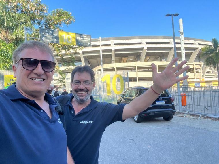 Cadena 3 presente en el Maracaná.