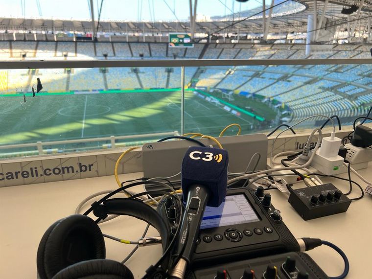 Cadena 3 presente en el Maracaná.