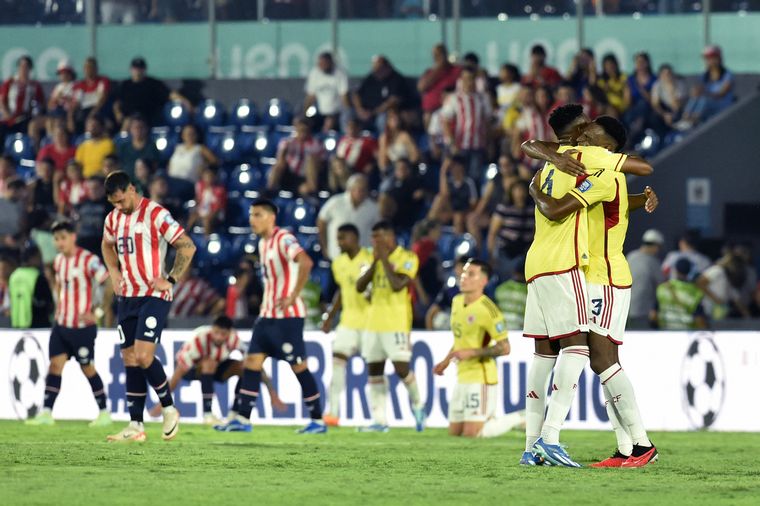 Paraguay y Colombia se enfrentaron en el Defensores del chaco. (Foto: @CONMEBOL)