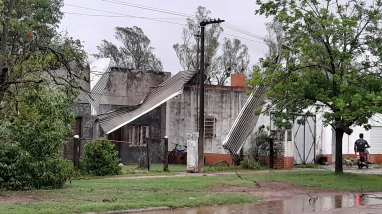 Una cola de tornado azotó al norte de Santa Fe
