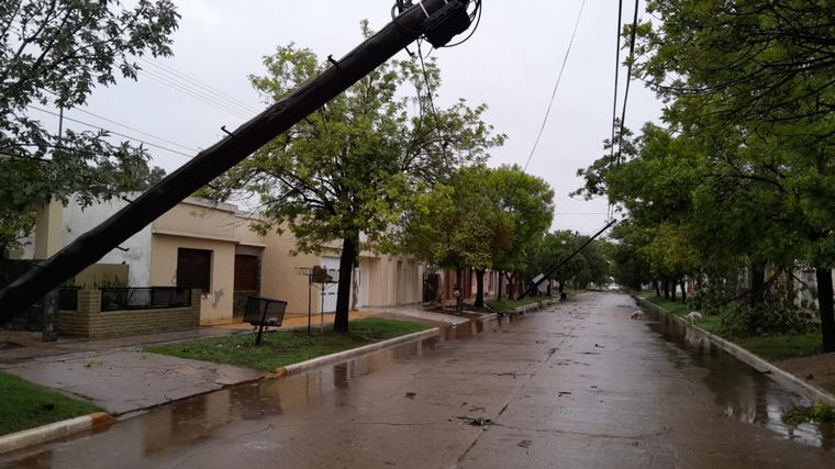 Una cola de tornado azotó al norte de Santa Fe