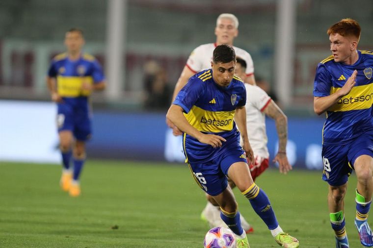 Miguel Merentiel, la pieza del gol azul y oro.