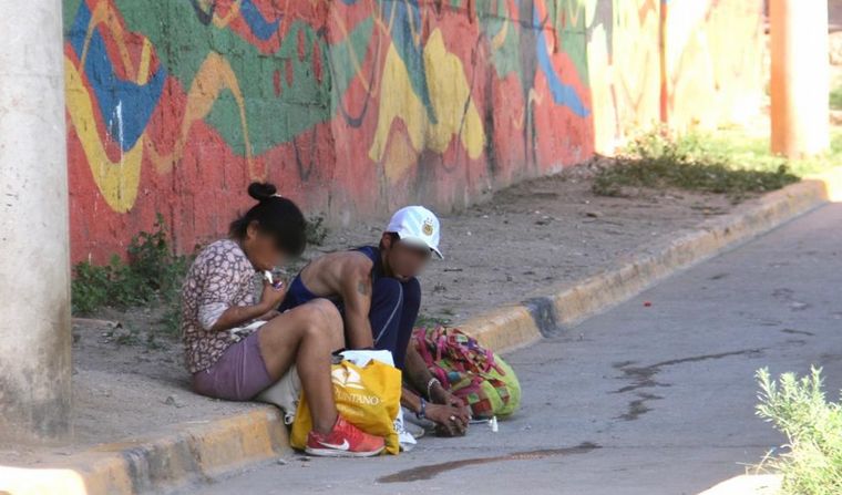 Piperos en barrio Pueyrredón.