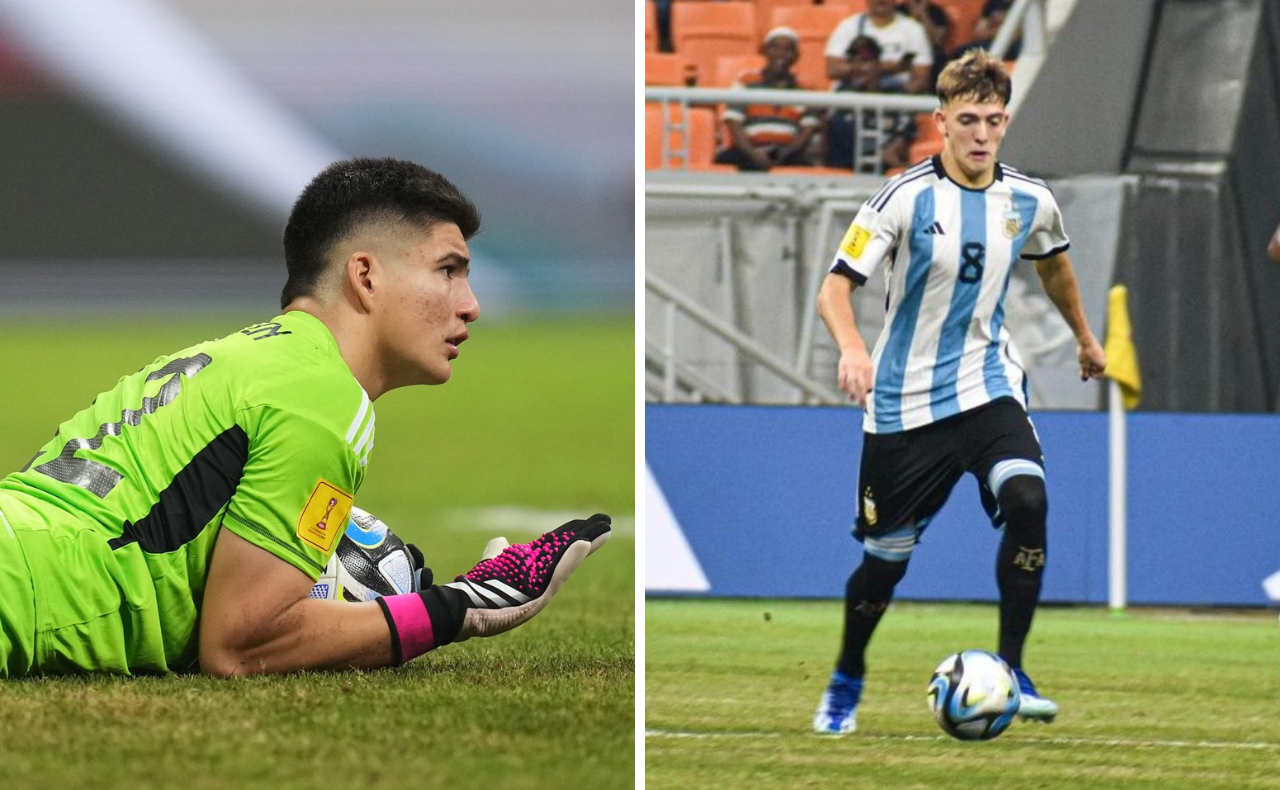 Jeremías Florentín y Gustavo Albarracín, los pibes de Talleres