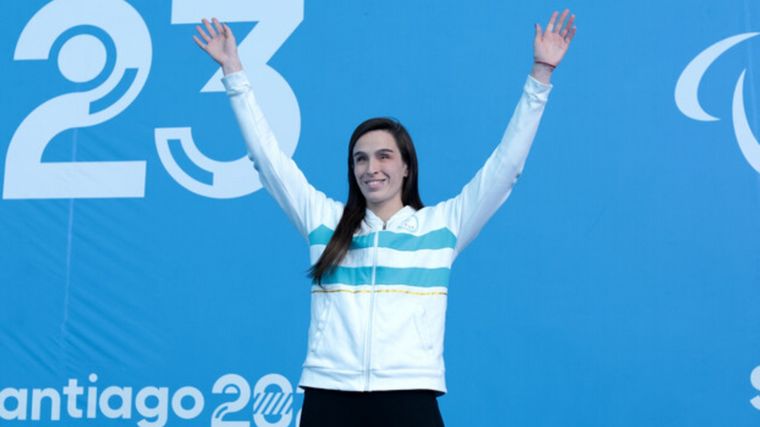 Analuz Pellitero, consiguió seis medallas en los Parapanamericanos  (Foto:DeportesAR)