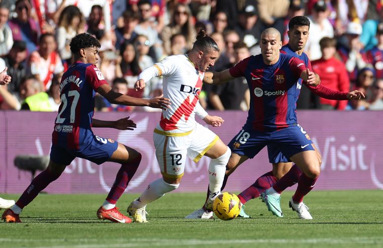 Barcelona empató con Rayo Vallecano.