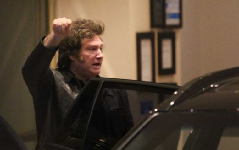 El viaje de Milei estaba previsto para el viernes pasado, pero debió ser postergado. 