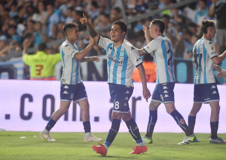 FOTO: Racing anunció que Juanfer Quintero no estará disponible para jugar con Belgrano