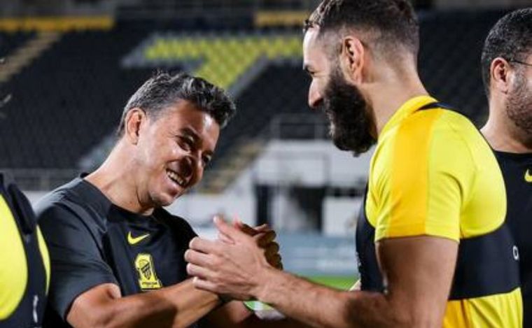 Karim Benzema, ganador del Balón de Oro y la gran estrella del equipo de Gallardo