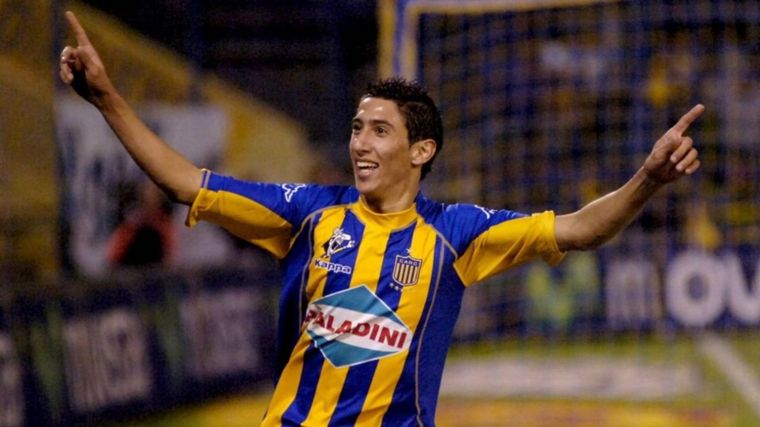Di María, con la camiseta de Rosario Central. (Foto: 442)