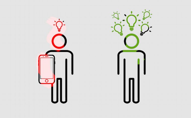 Nueva Zelanda prohibe los celulares en escuelas (Fotoilustracion: Juan Pérez Gaudio).