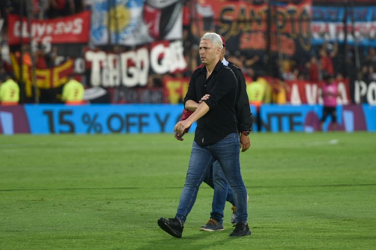 Israel Damonte, dolido con el descenso.