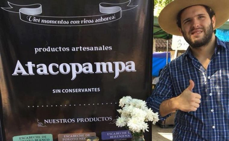 Santiago de la Cuesta, el emprendedor ciego que triunfa en Salta (Foto: Vía País).