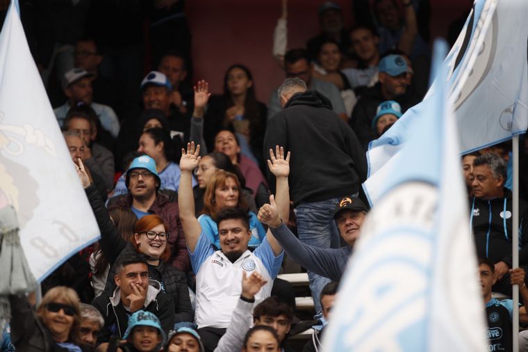 Los hinchas del 