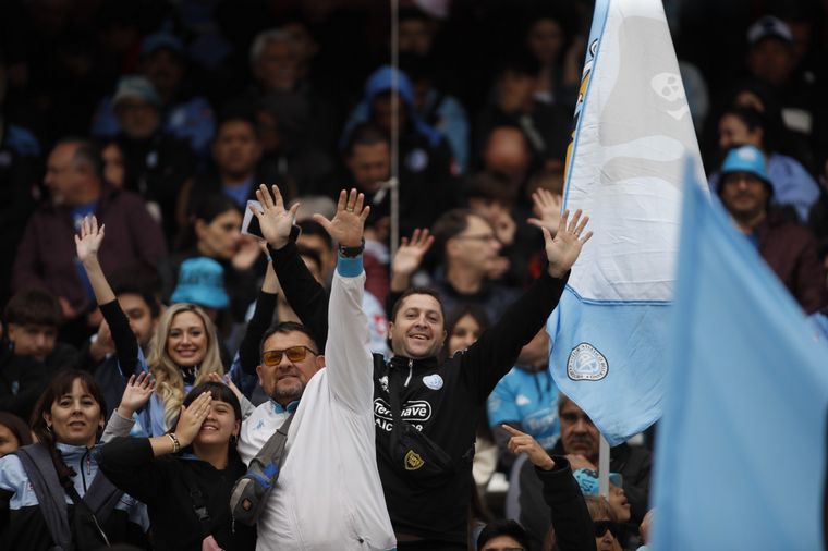 Los hinchas del 