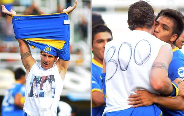 Marttín Palermo sigue anotando goles.