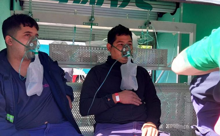 Trabaja el SAME en el lugar.