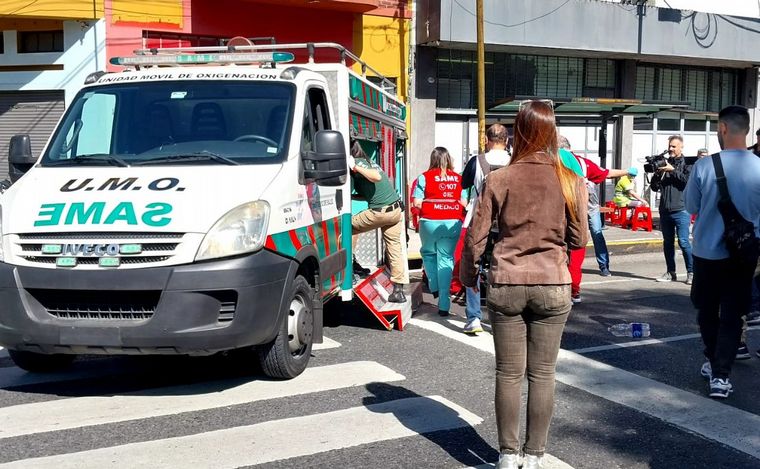 Trabaja el SAME en el lugar.