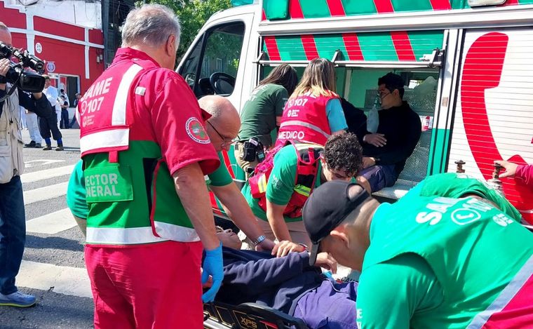 Trabaja el SAME en el lugar.