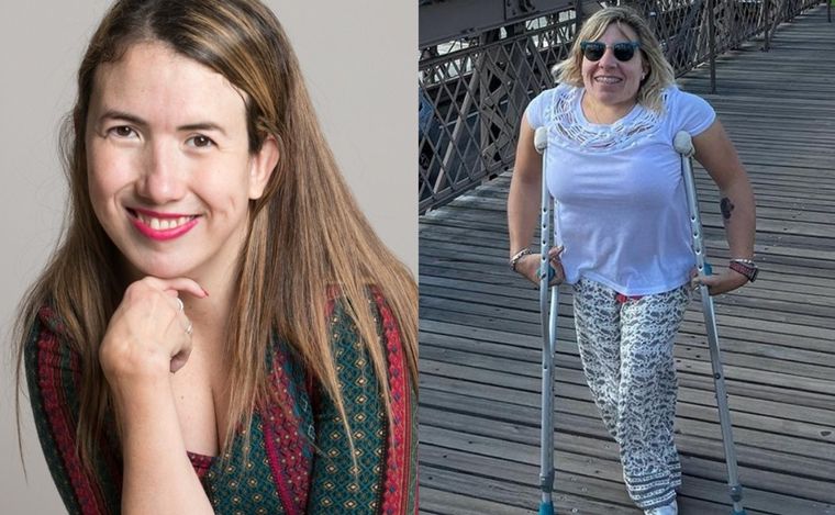 Daniela Aza (@shinebrightamc) y Candelaría Sturniolo (@can_world)