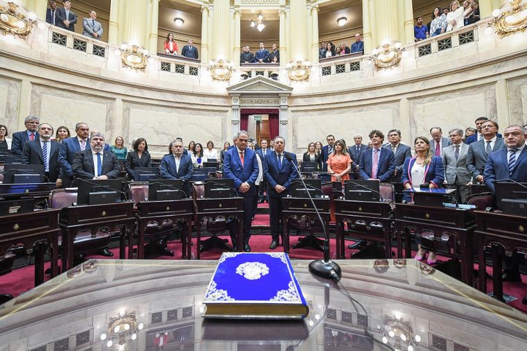 Prestaron juramento los nuevos senadores que se sumarán a la Cámara alta.
