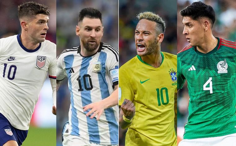 FOTO: Se sortearon los grupos de la Copa América 2024