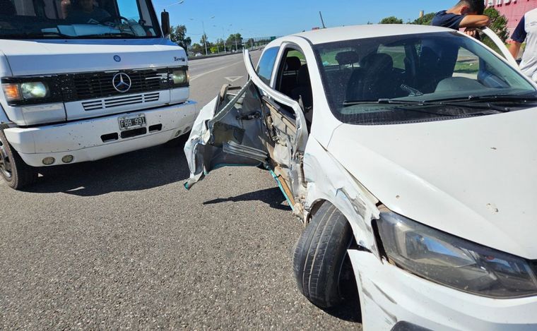 El choque sobre Circunvalación