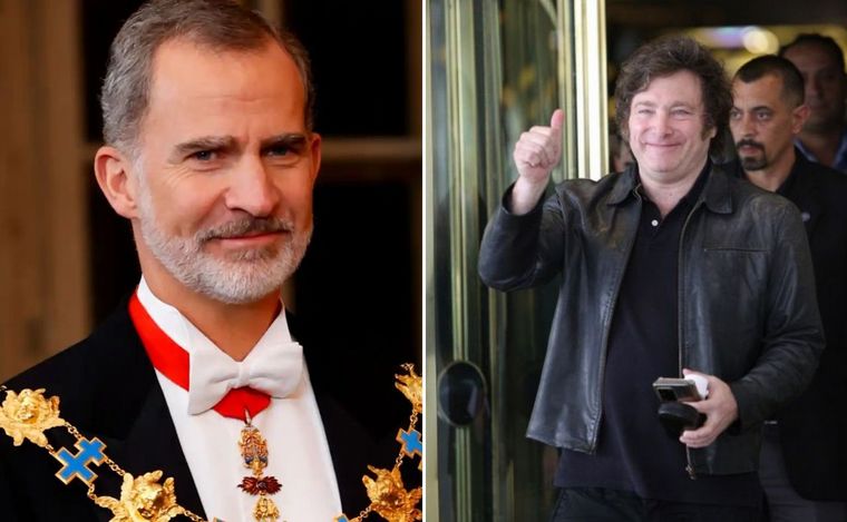 FOTO: El Rey de España y varios mandatarios estarán en la asunción de Milei