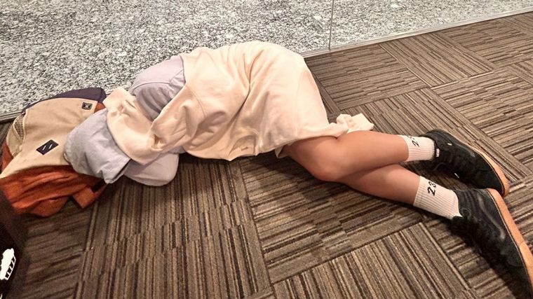 Varados en el aeropuerto Ambrosio Taravela