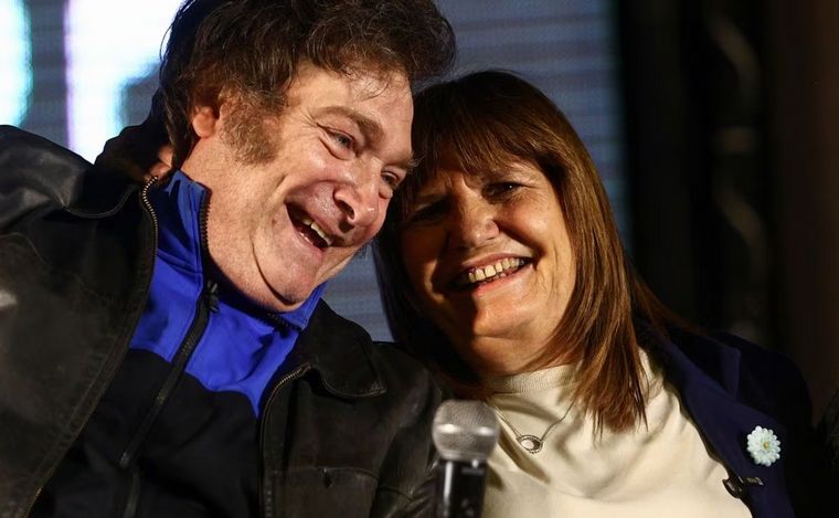 Javier Milei y Patricia Bullrich (Foto: El País).