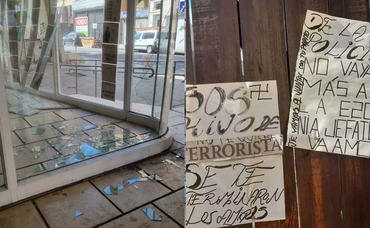 Llaryora repudió amenazas a militante de Hijos y la vandalización de Radio Nacional